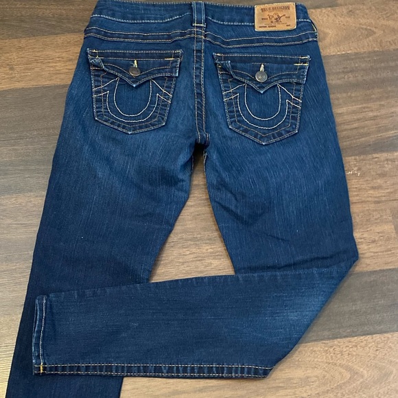 True Religión Skinny Dark Denim Jean Size 29 - Picture 4 of 14